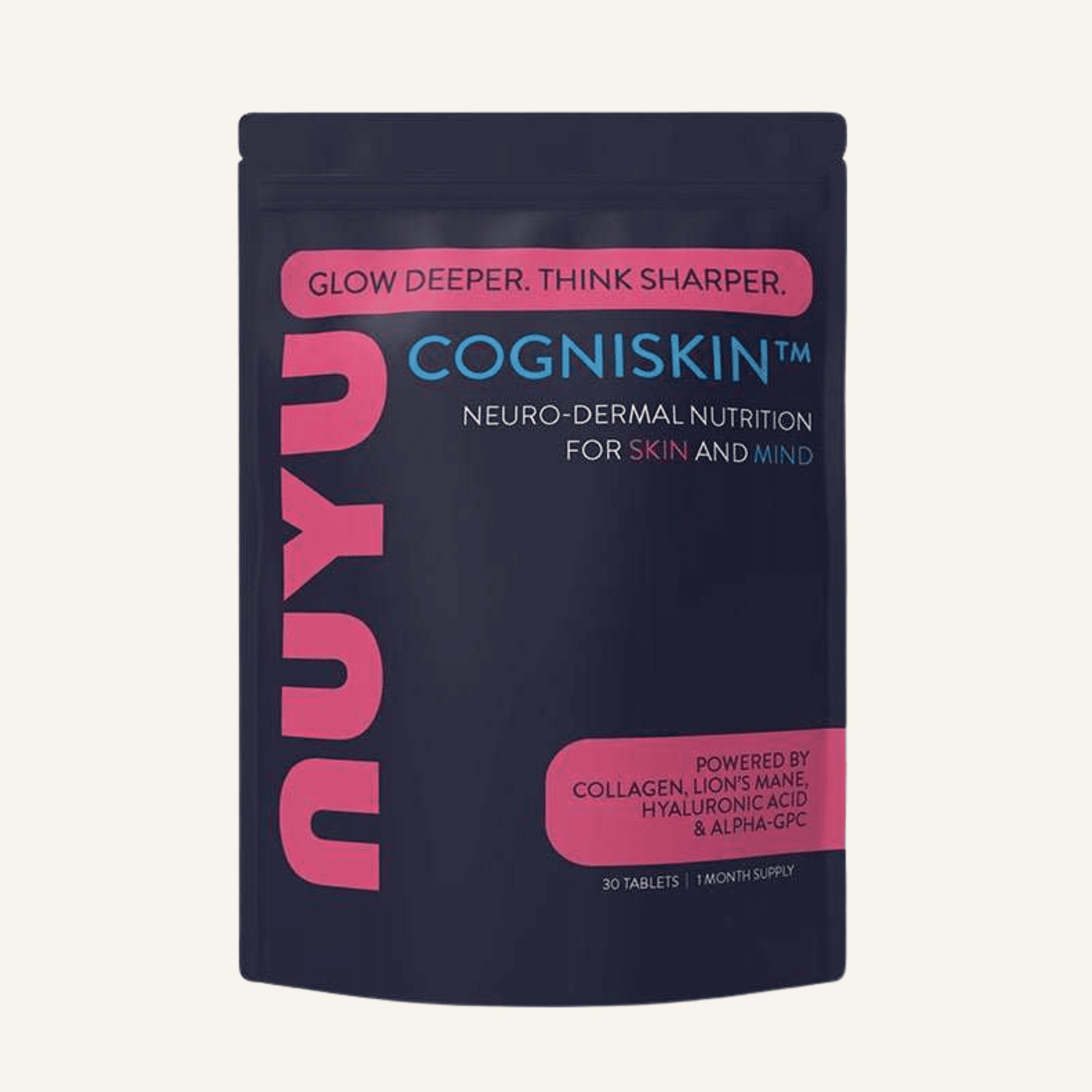 Cogniskin Marine Collagen + Vitamin C Supplement for Skin and Mind