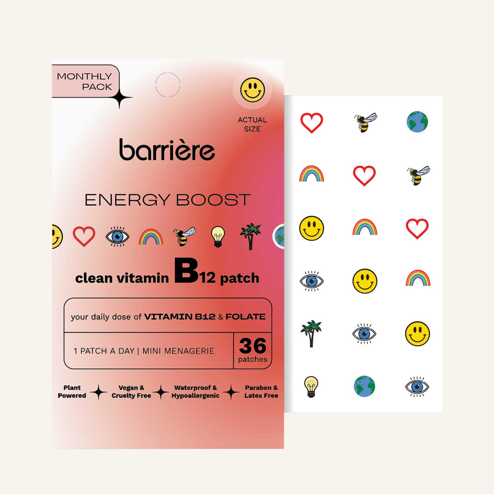 Energy Boost Clean Vitamin B12 Patch