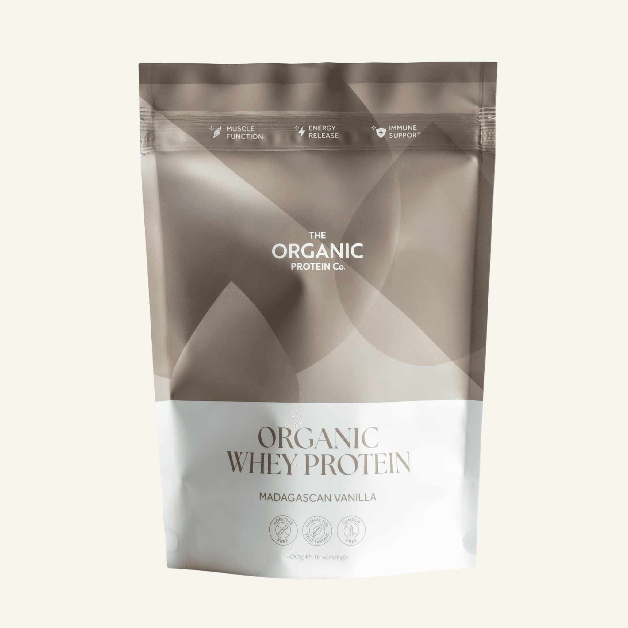 Madagascan Vanilla Organic Whey Protein: 400g