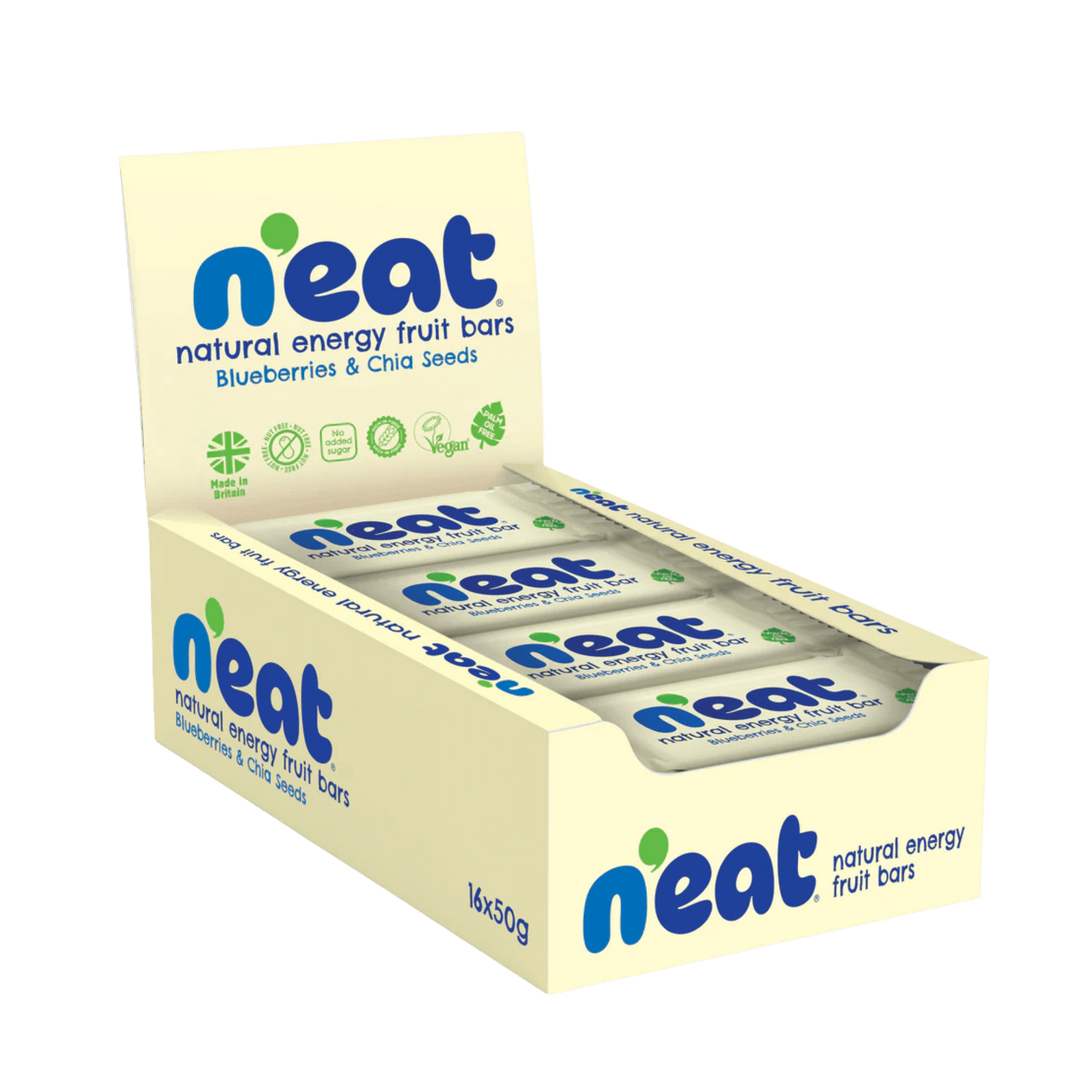 Natural Energy Blueberries & Chia Seeds Bars 45g