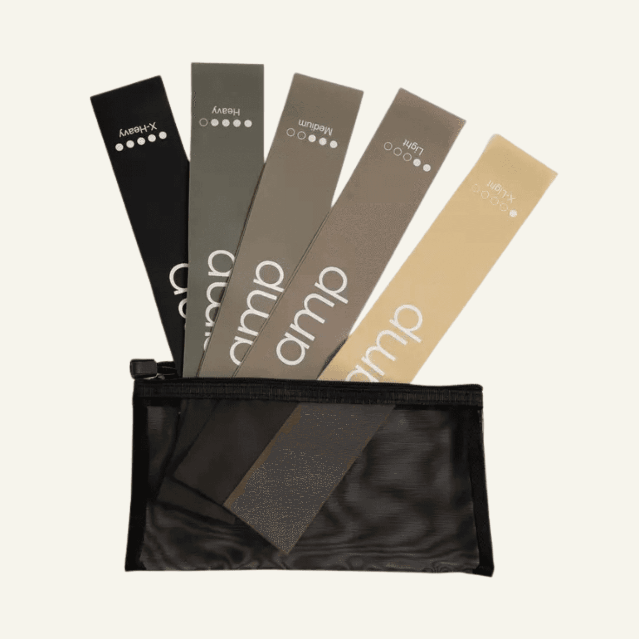 Resistance Bands 5 Pack Stone