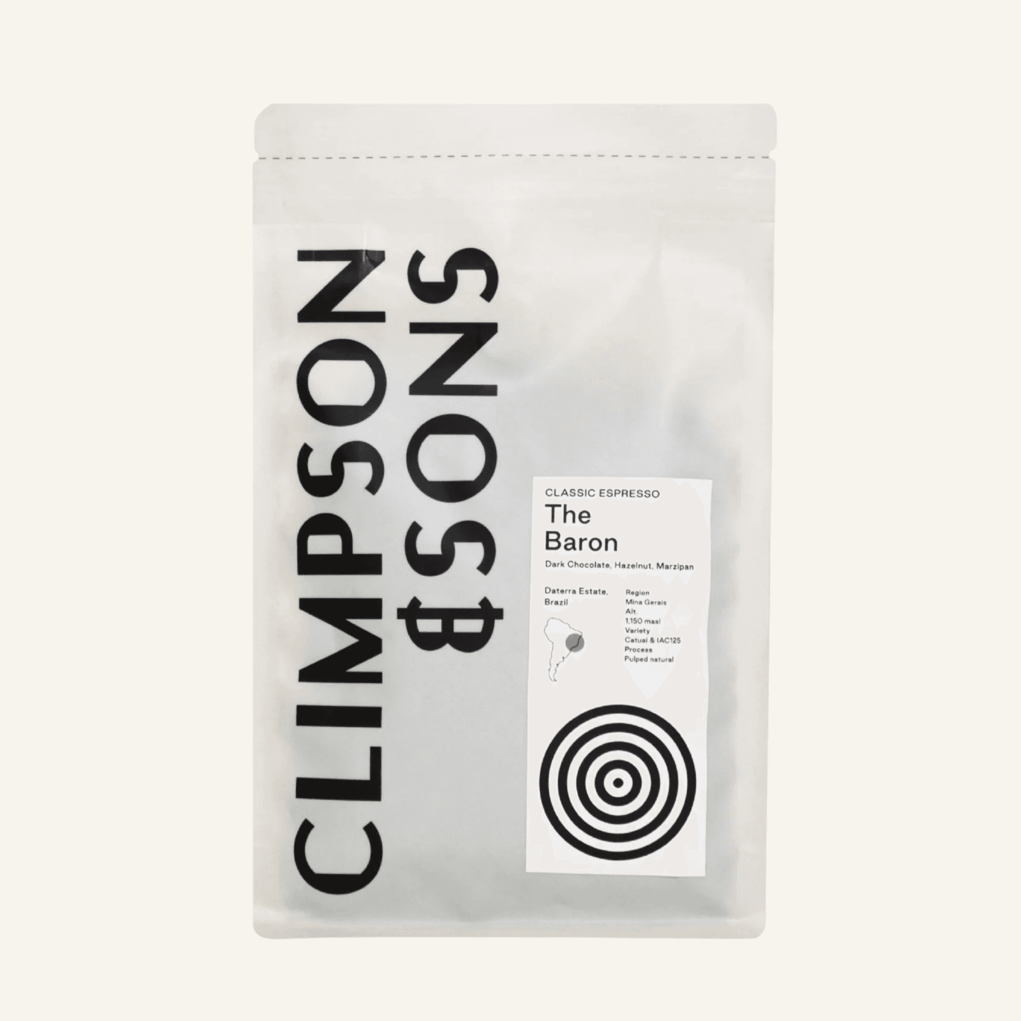 The Baron, Brazil: Single Origin Coffee Beans: 250g