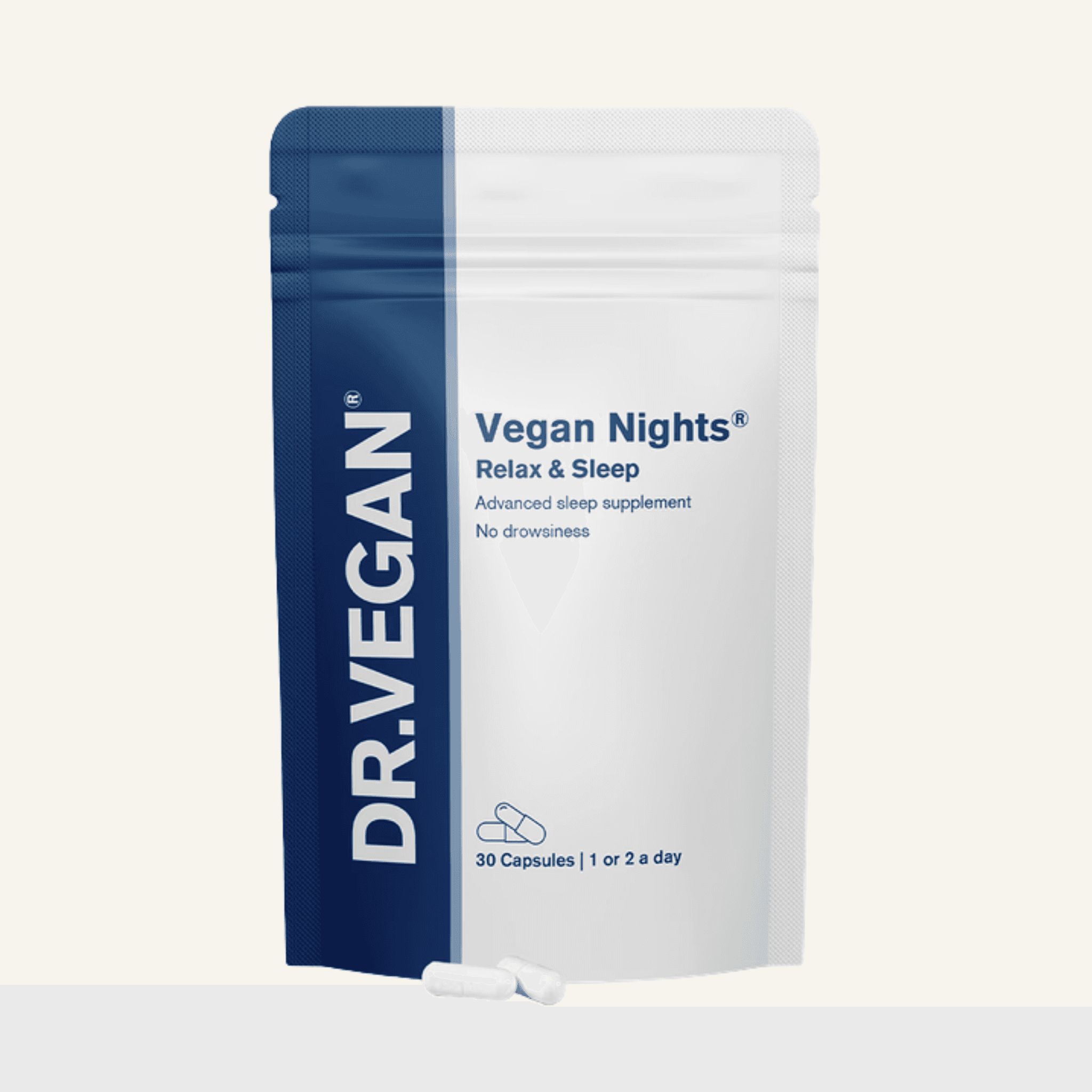 Vegan Nights® | 30 Capsules | Better, Deeper Sleep